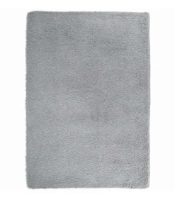 Hoogpolig vloerkleed NAVARRA 160x230 cm polyester lichtgrijs