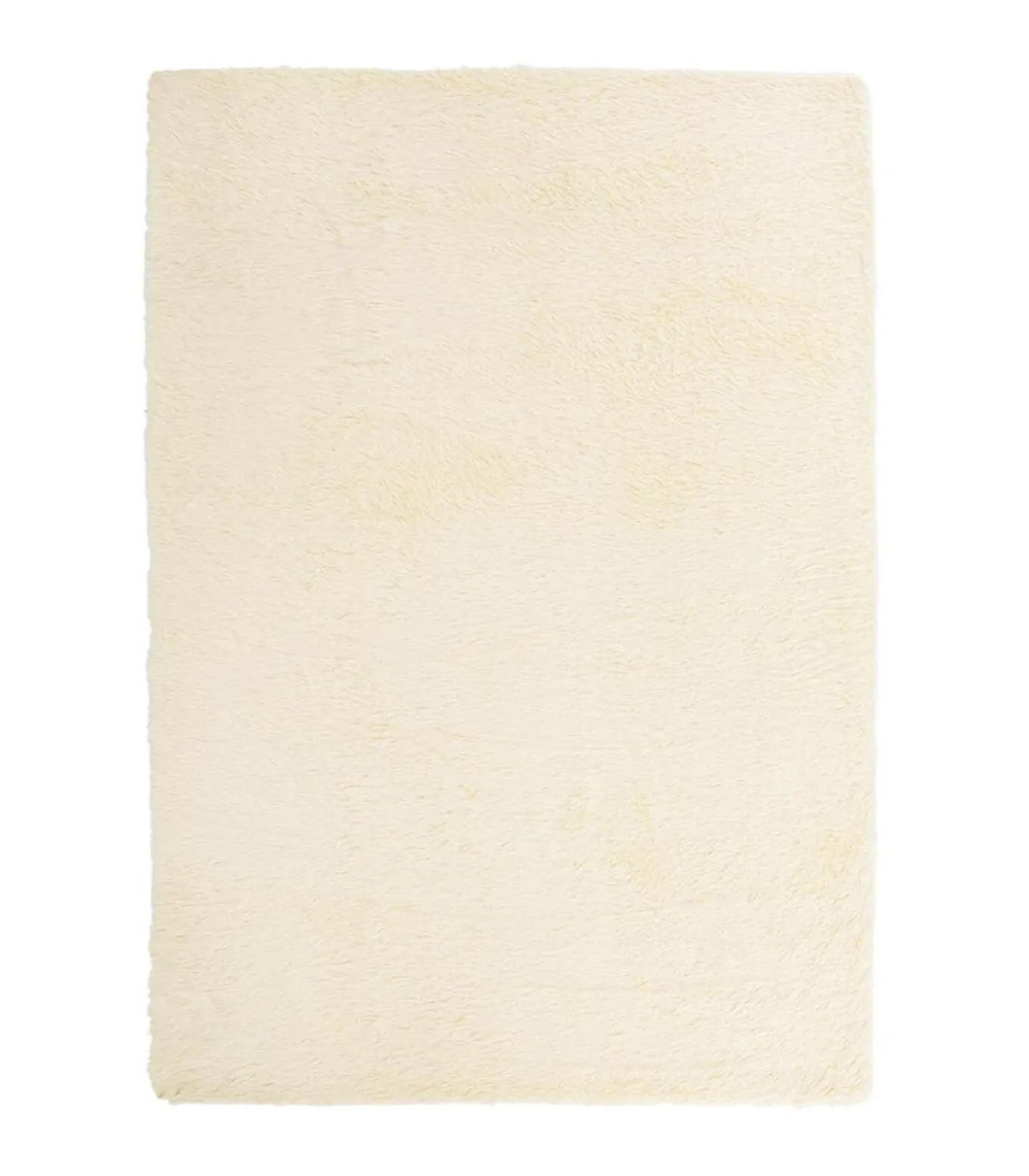 Hoogpolig vloerkleed NAVARRA 240x340 cm polyester crèmekleurig