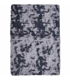 Hoogpolig vloerkleed NAVARRA 120x170 cm polyester donkergrijs