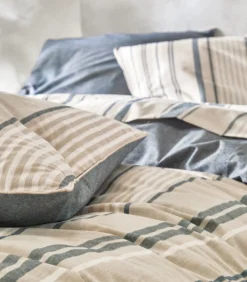 HORIZON Indigo - Laken Gerecycled draad