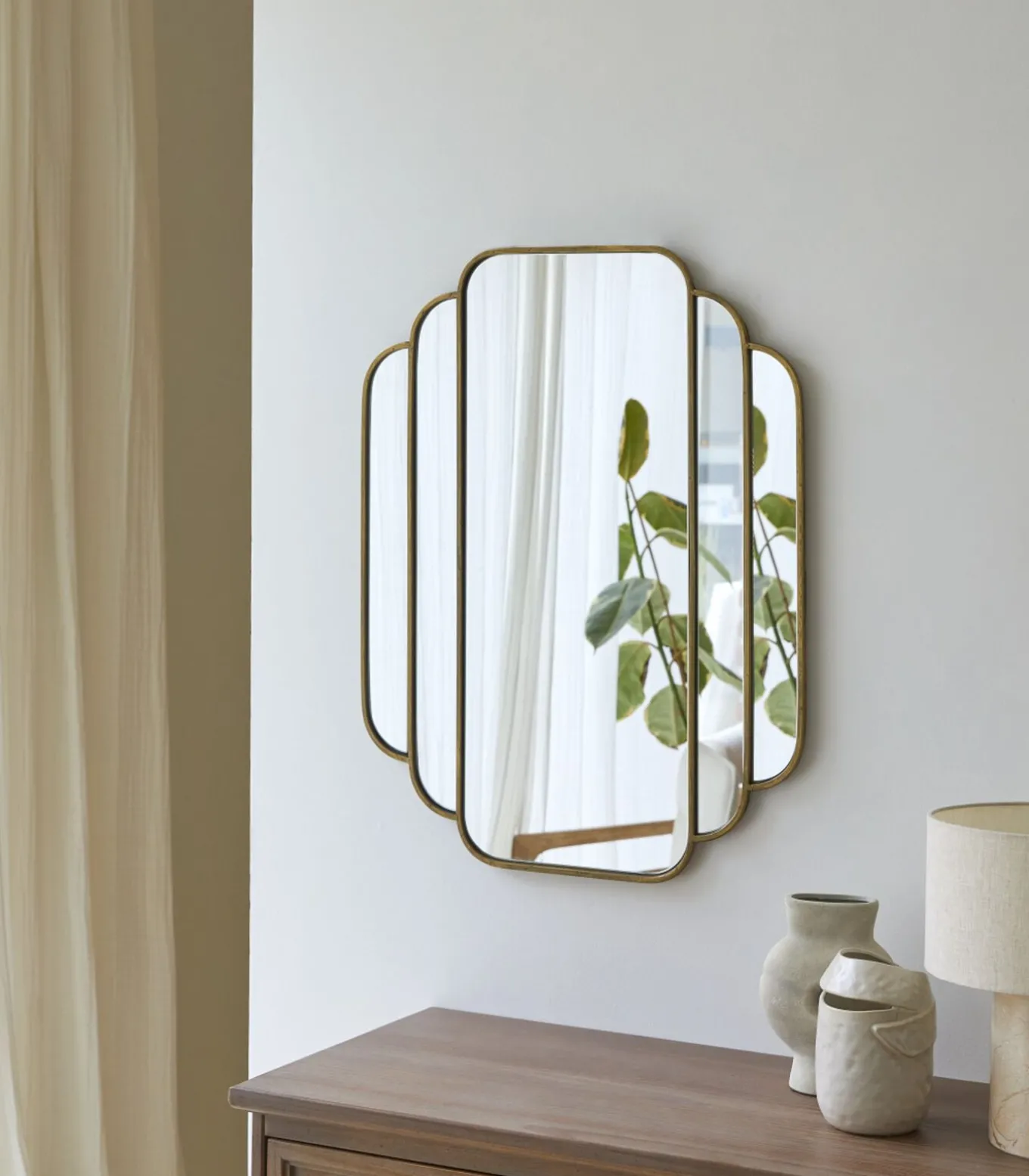 IJzeren spiegel Mas 80 x 63 cm