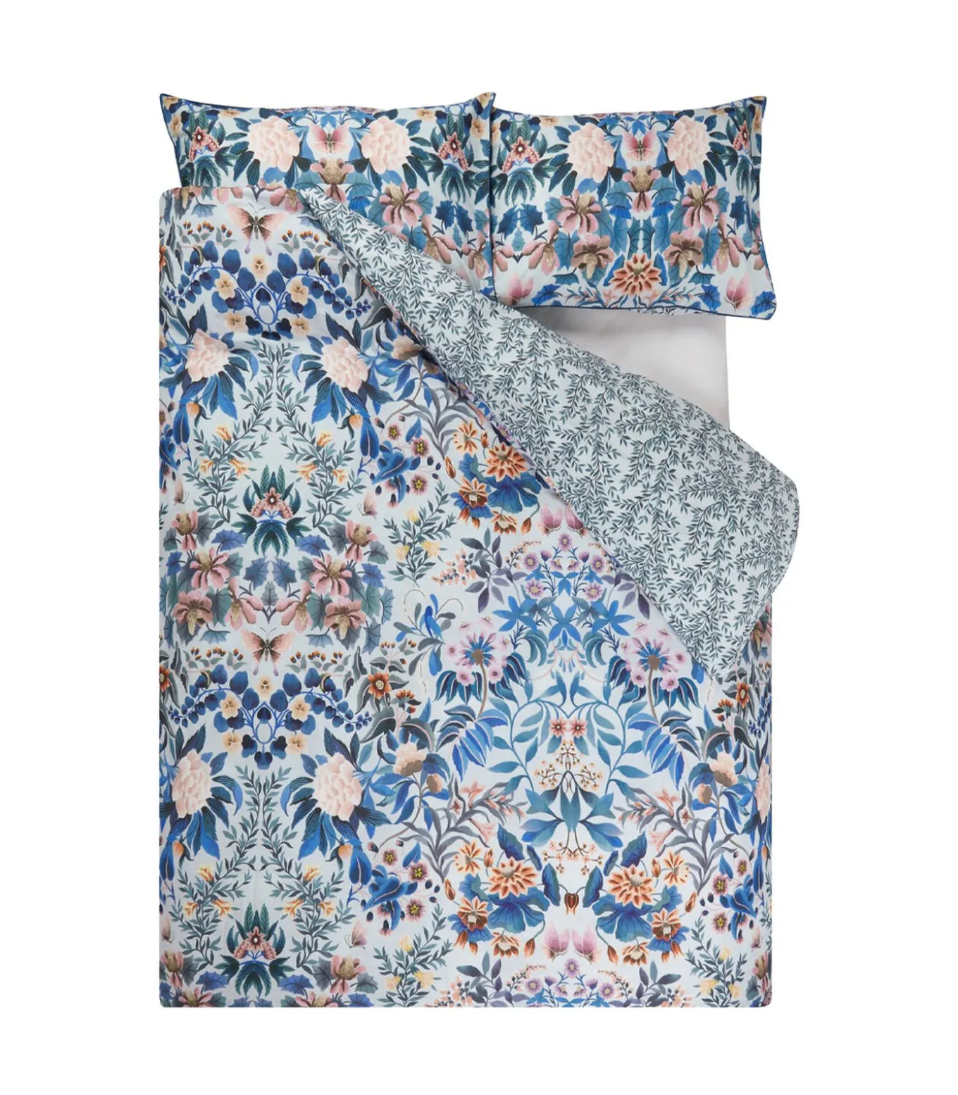 Ikebana Damask - Dekbedovertrek in katoen perkal met print