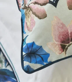 Ikebana Damask - Kussensloop in katoen perkal met print