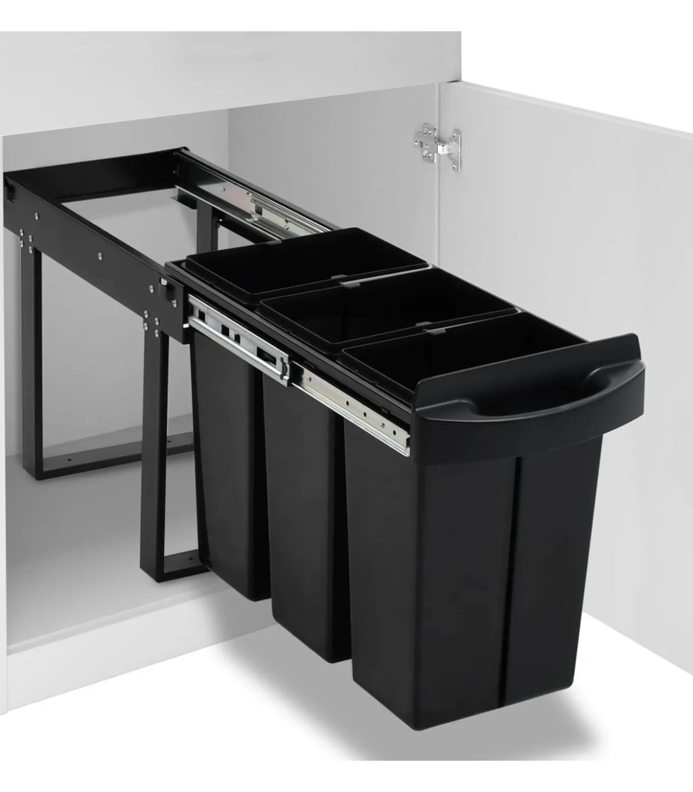 Inbouwprullenbak uittrekbaar soft-close 36 L