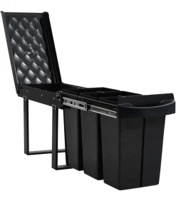 Inbouwprullenbak uittrekbaar soft-close 36 L