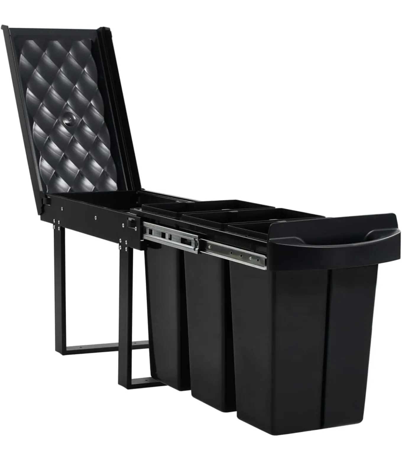 Inbouwprullenbak uittrekbaar soft-close 36 L