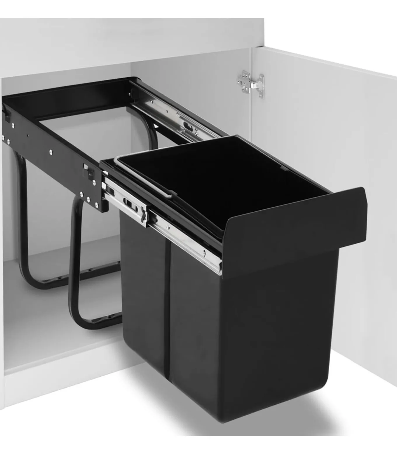 Inbouwprullenbak uittrekbaar soft-close 20 L