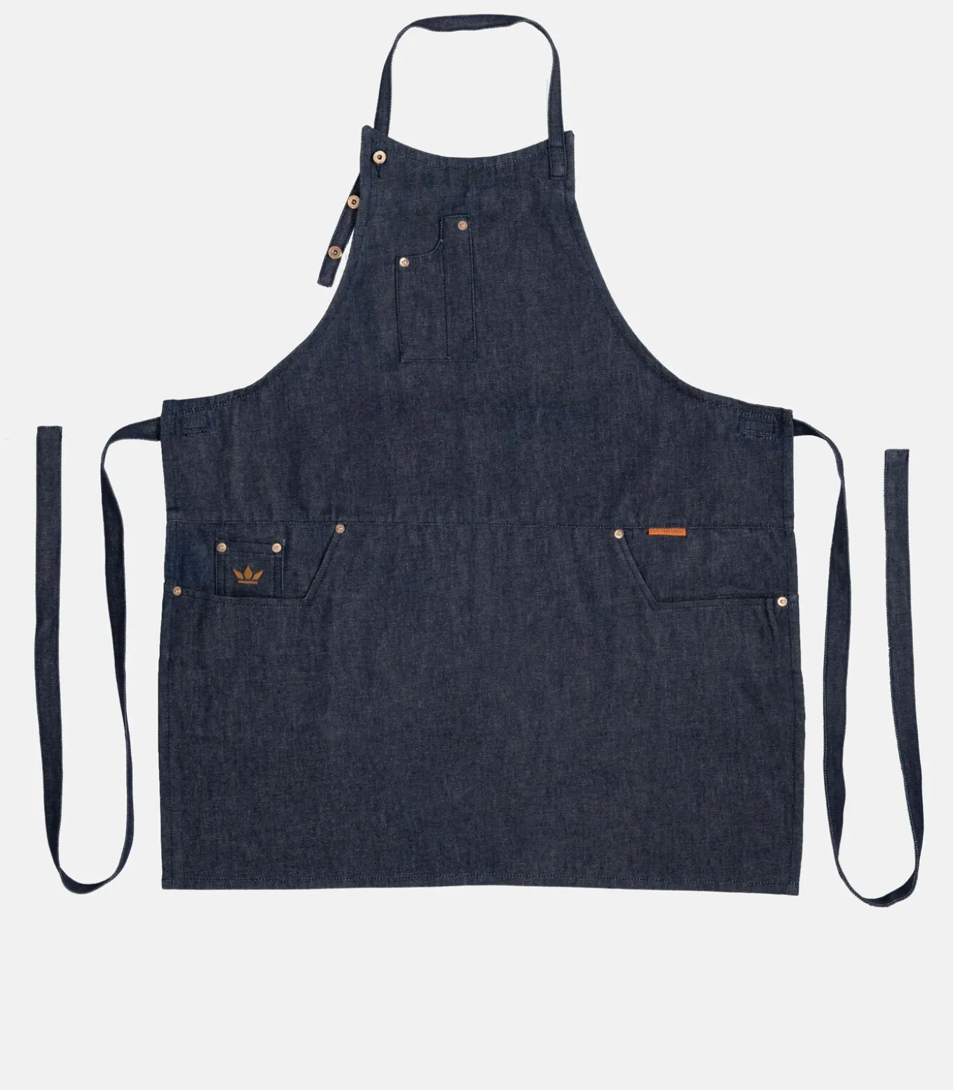 Indigo jeans - Barbecue- of keukenschort - 5 zakken - Denim blauw