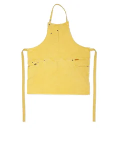 Indigo jeans - Barbecue- of keukenschort - 5 zakken - Geel