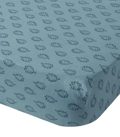 Iris - Hoeslaken van bamboe met print