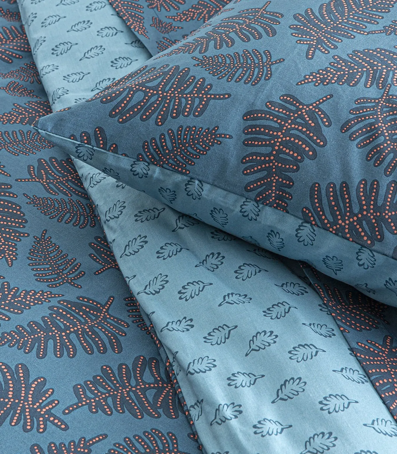 Iris - Hoeslaken van bamboe met print