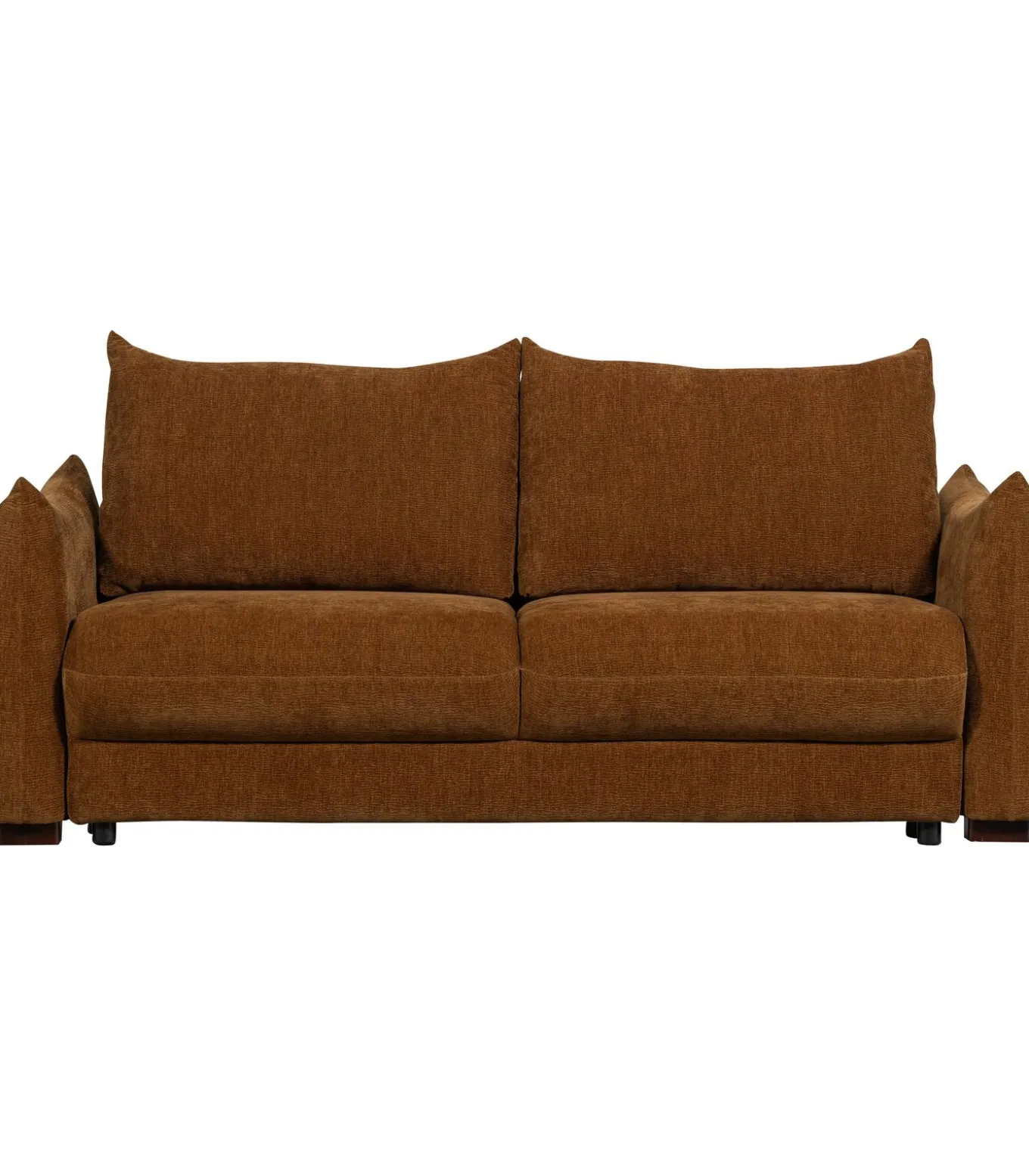 Jonne 3-Zits Slaapbank - Chennile - Bruin - 92x233x105