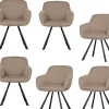 Juno Eetkamerstoelen - Mesh - Naturel - Set van 6