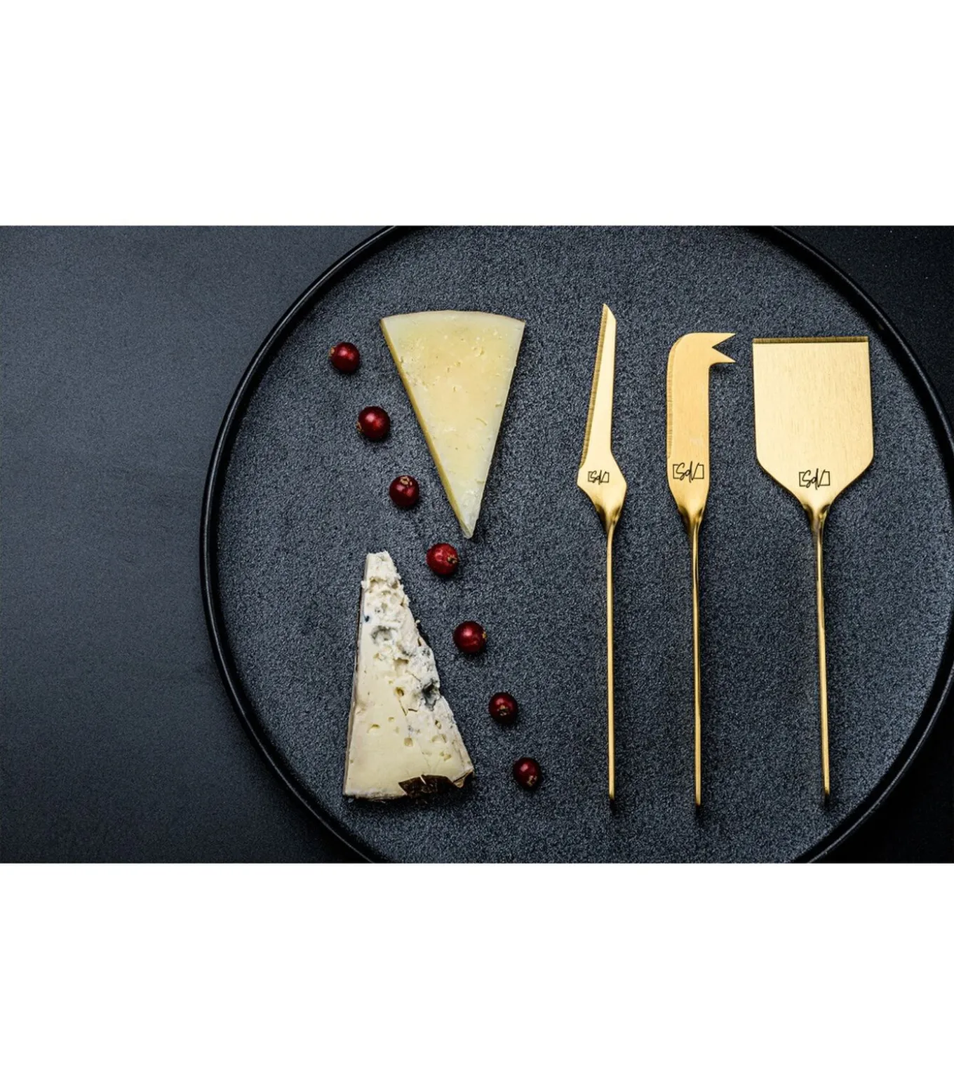 Kaasmes en Botermes Goud - 6 stuks