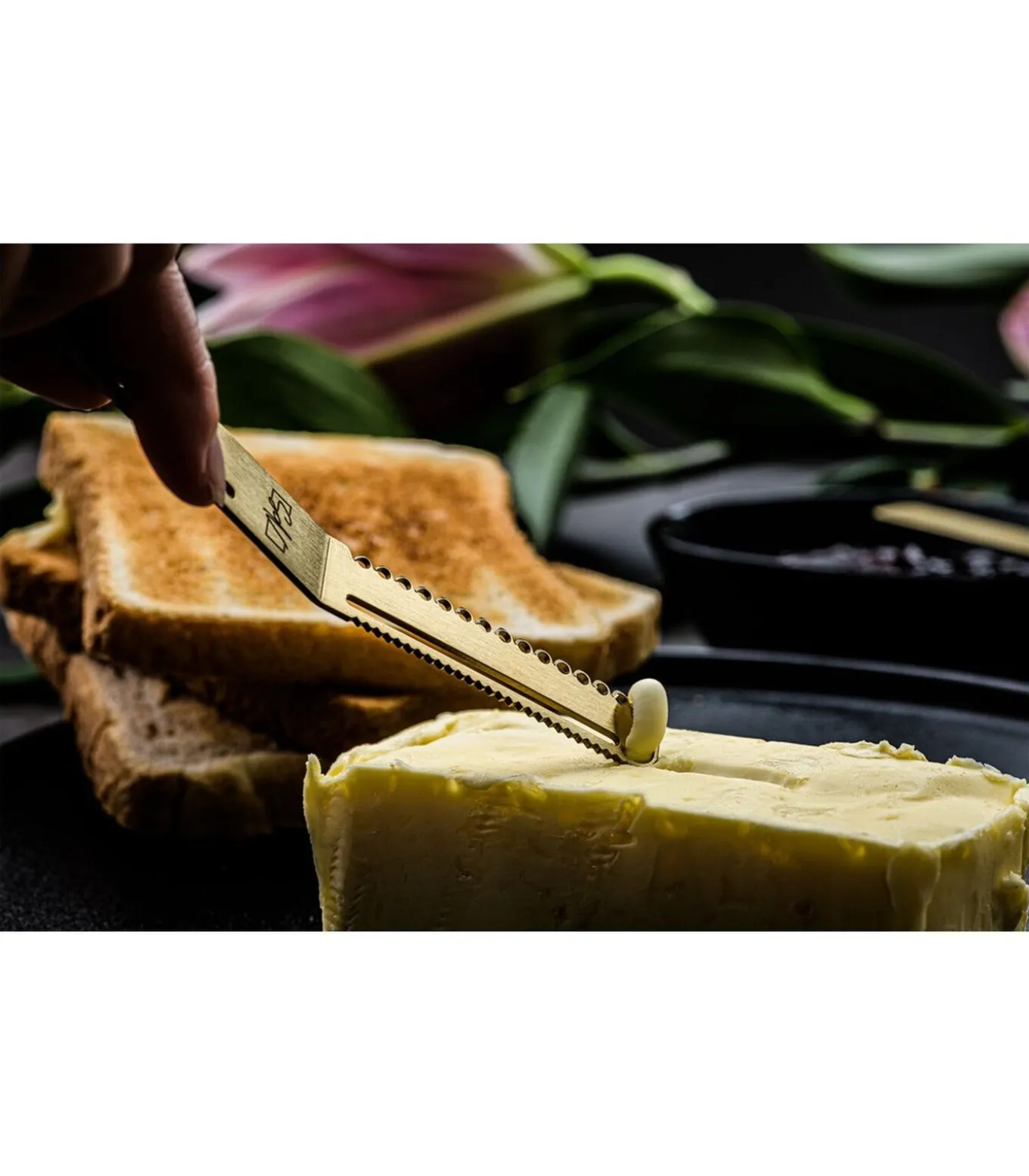 Kaasmes en Botermes Goud - 6 stuks