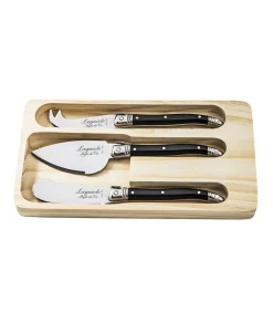 Kaasmessen Zwart 3-Delig