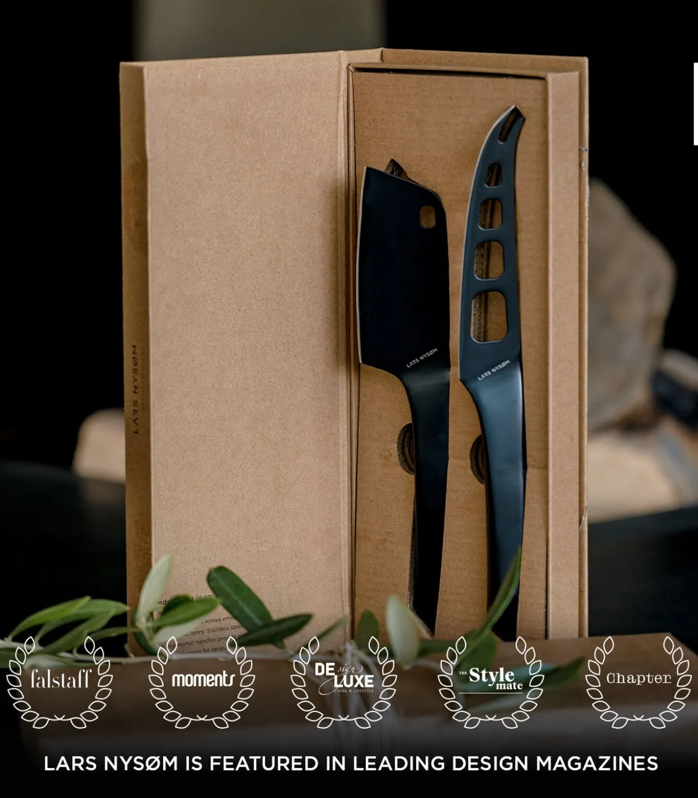 Kaasmessenset roestvrij staal 'Nedskæring'