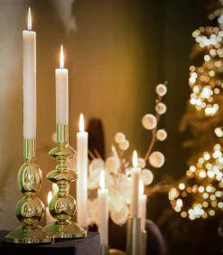 Kandelaar Dazzle Medium - Goud - Ø10cm