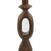 Kandelaar Django - Donkerbruin - 14x14x50cm