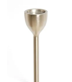 Kandelaar Velez - Mat Zilver - Ø13x90cm