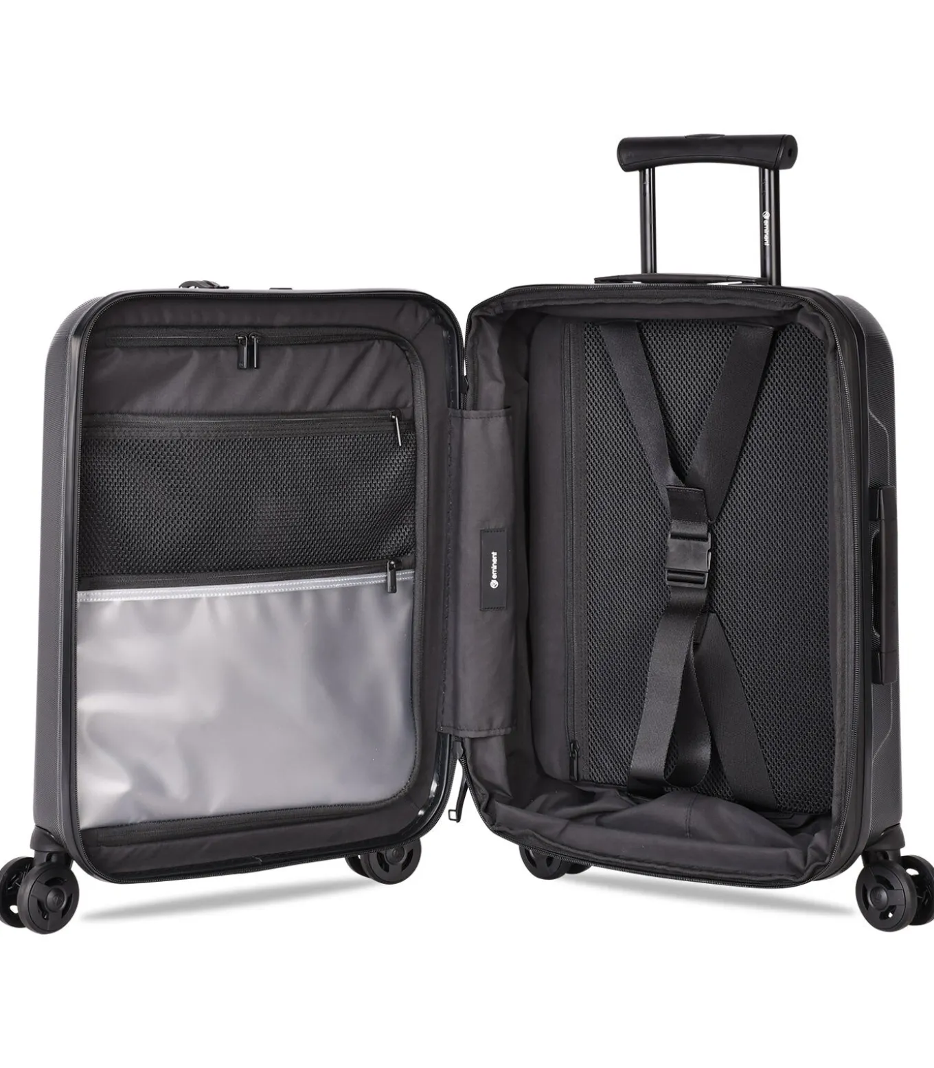 Kapstadt Premium Edition Handbagage Koffer 4 Wielen Zwart