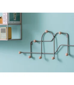 Kapstok Mace - Lichtgrijs - 71x4x27cm