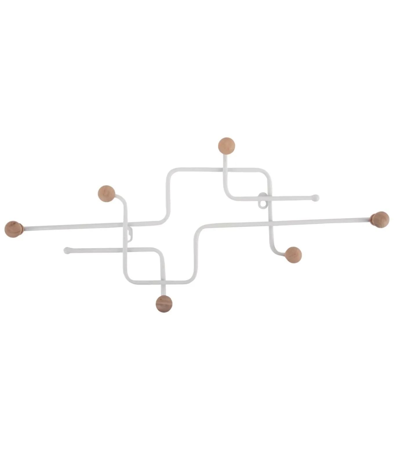 Kapstok Metro - Mat Wit- 60.5x4x26.5cm