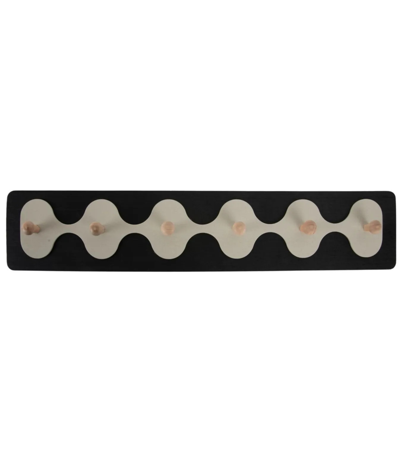 Kapstok Rizar Large - Zwart - 60x4.5x11.5cm