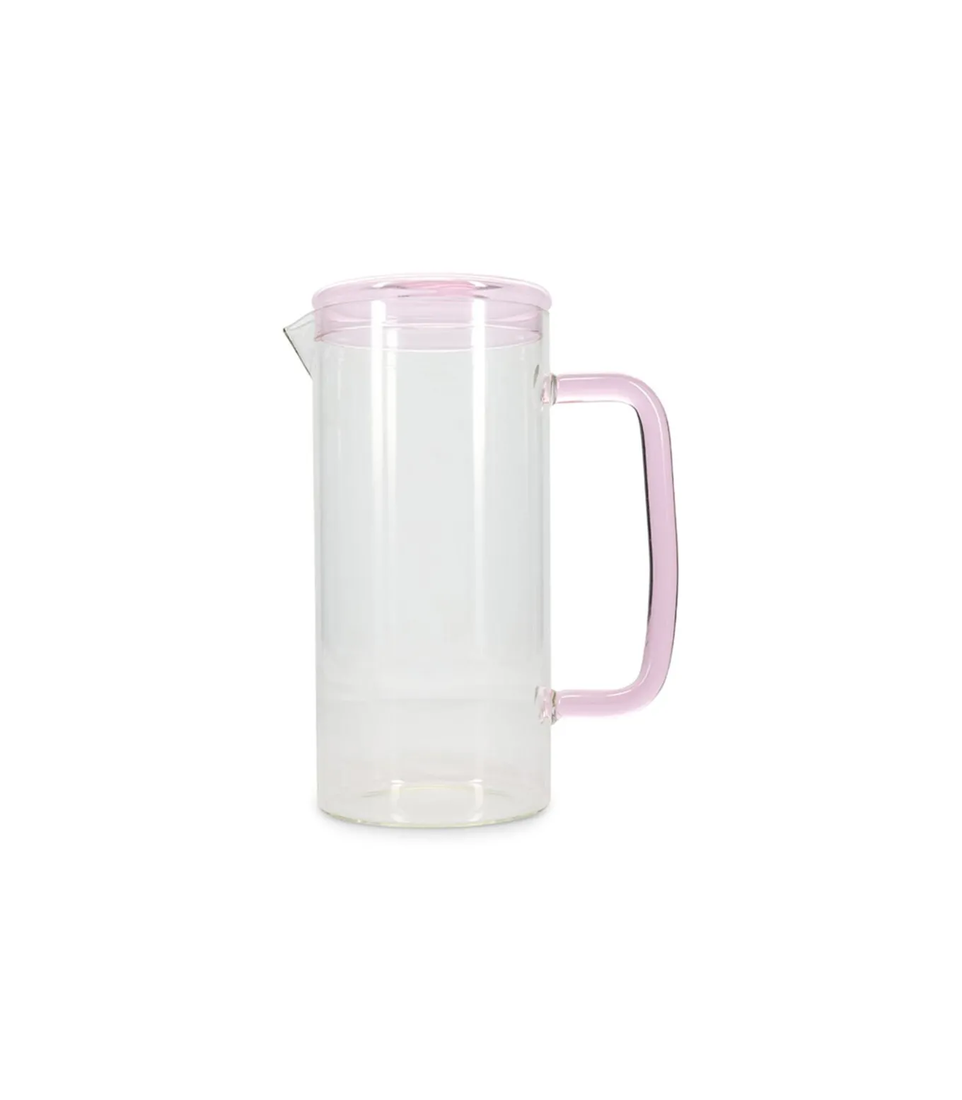 Karaf 120cl met deksel roze Cruse