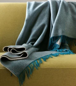 KATMANDOU celadon - Plaid Merino