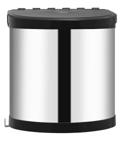 Keukenvuilnisbak inbouw 8 L roestvrij staal