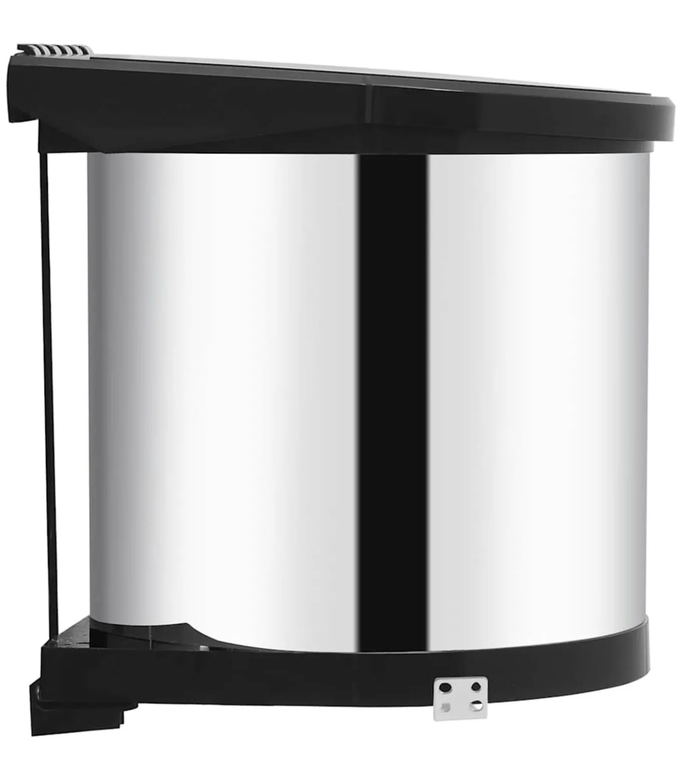 Keukenvuilnisbak inbouw 8 L roestvrij staal