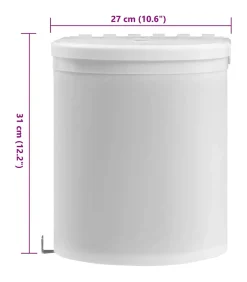 Keukenvuilnisbak ingebouwd 12 L kunststof