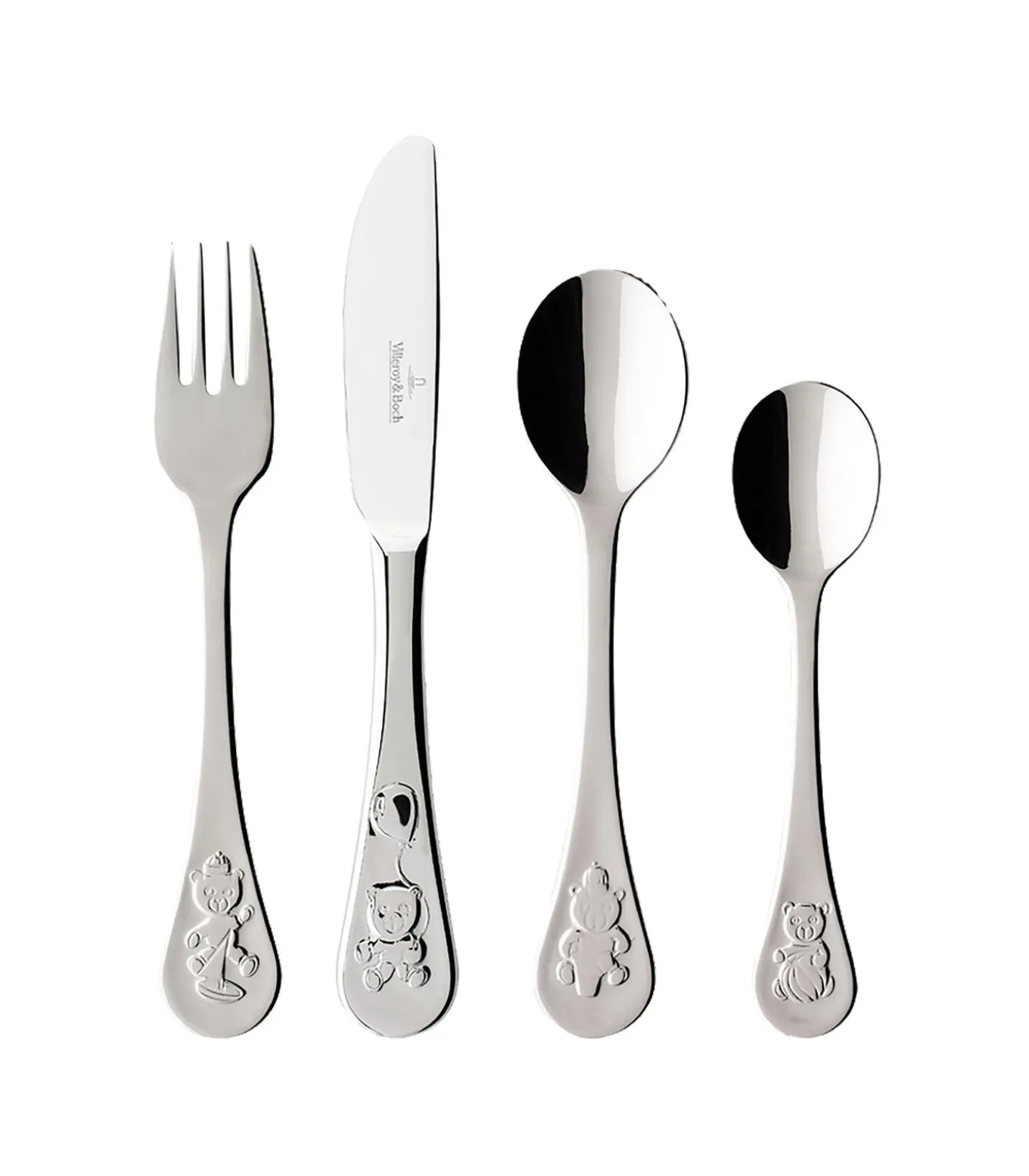 Kinderbestek 4-dlg Teddy