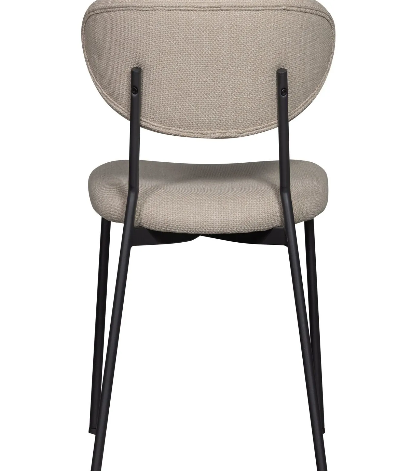 Kjeld Eetkamerstoelen - Polyester - Naturel - Set van 6