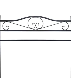 Kledingrek staal zwart