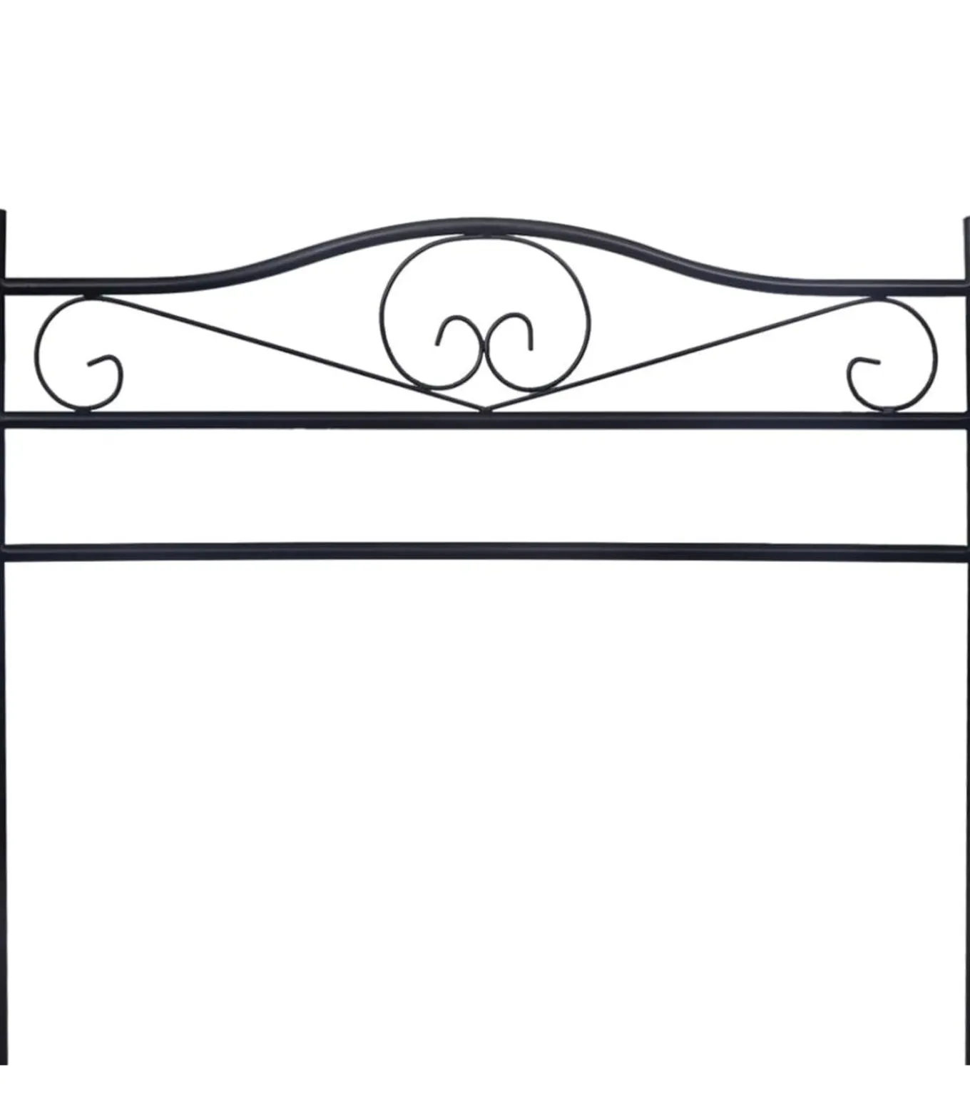 Kledingrek staal zwart