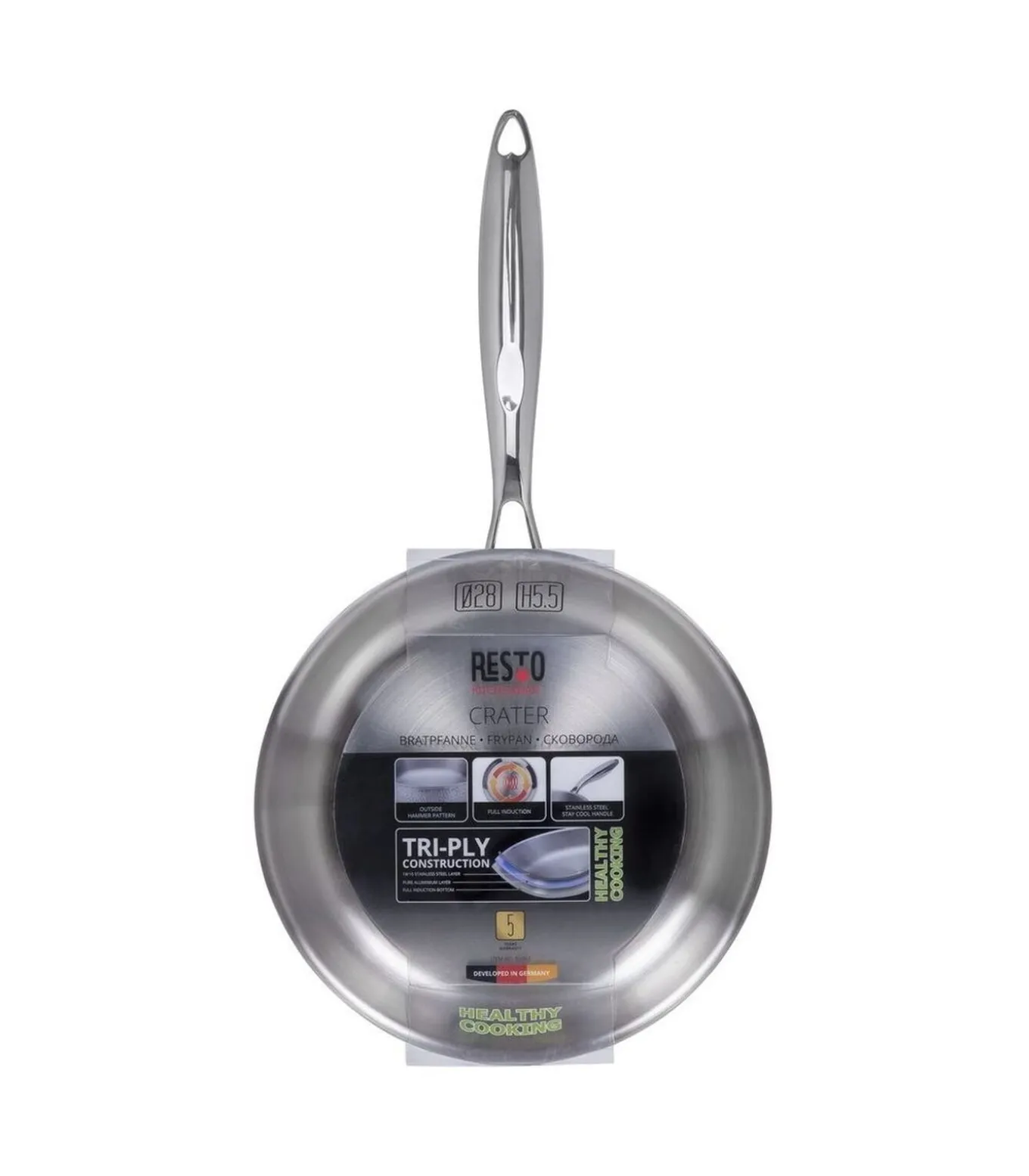 Koekenpan Crater - ø 28 cm - zonder anti-aanbaklaag