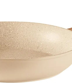 Koekenpan Rock 'n' Rose - Creme - ø 28 cm - standaard anti-aanbaklaag