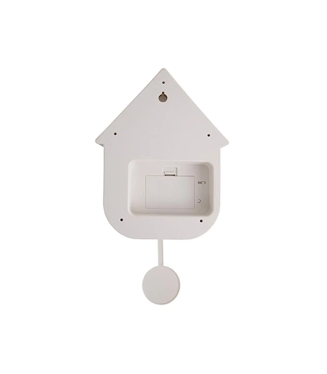 Koekoeksklok Modern Cuckoo ABS - Wit - 41x8,5x21,5cm