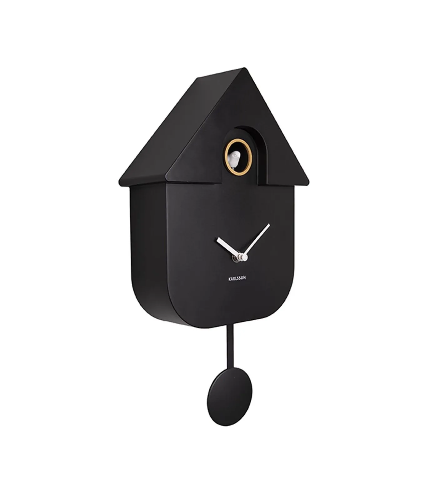 Koekoeksklok Modern Cuckoo ABS - Zwart - 41x8,5x21,5cm