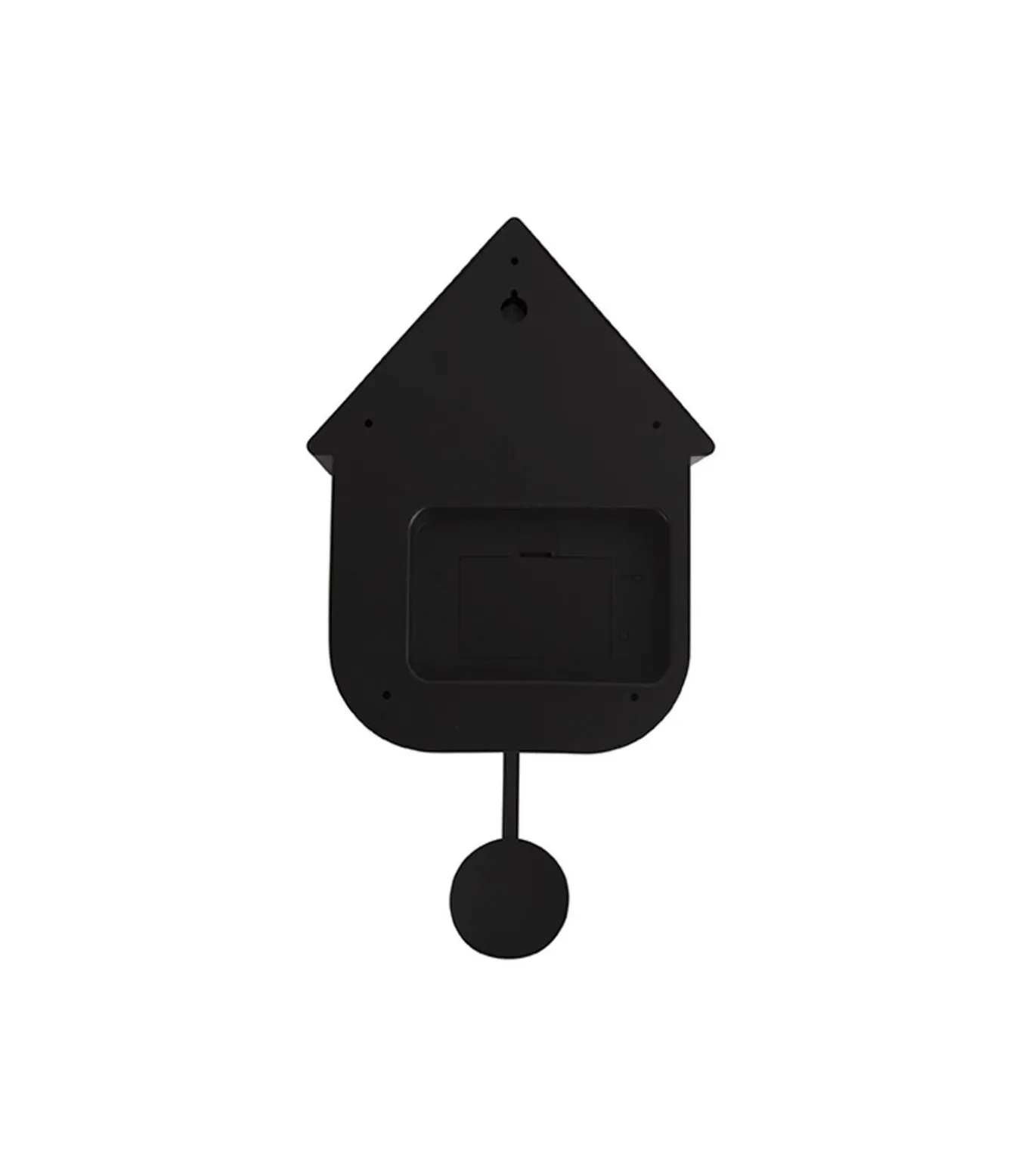 Koekoeksklok Modern Cuckoo ABS - Zwart - 41x8,5x21,5cm