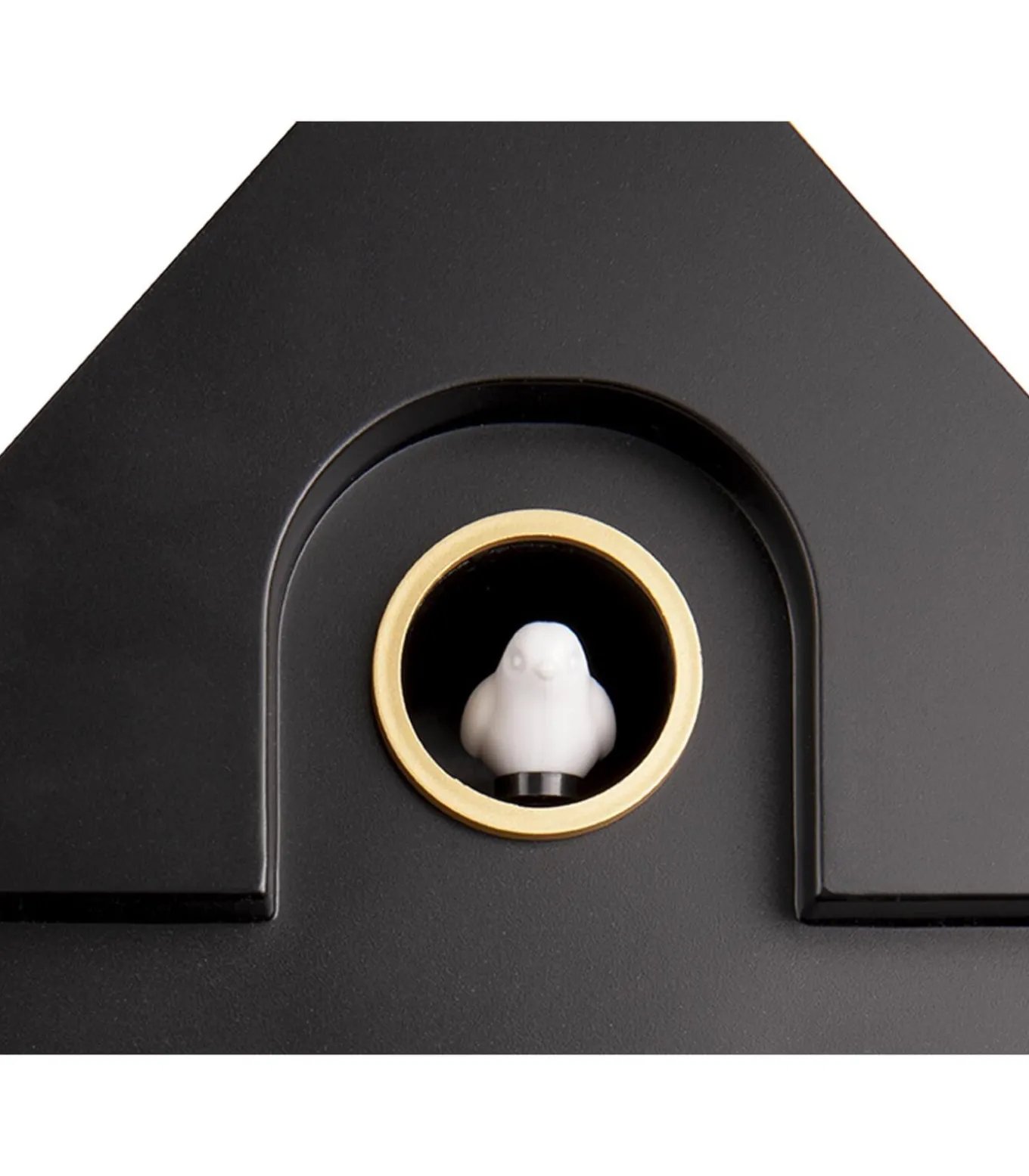 Koekoeksklok Modern Cuckoo ABS - Zwart - 41x8,5x21,5cm