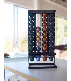 Koffie Capsulehouder - Tower - Zwart