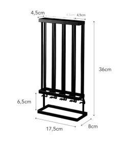 Koffie Capsulehouder - Tower - Zwart