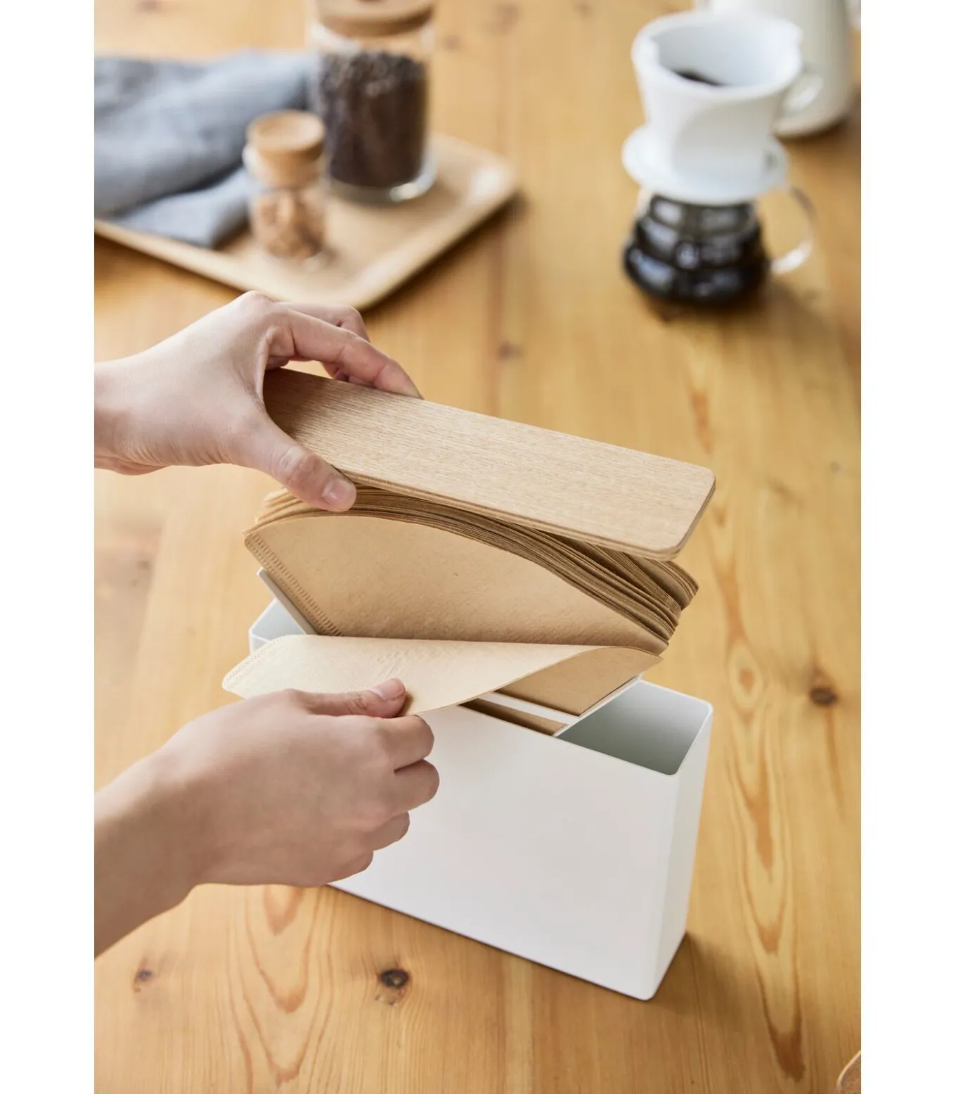 Koffiefilterhouder - Tosca - Wit