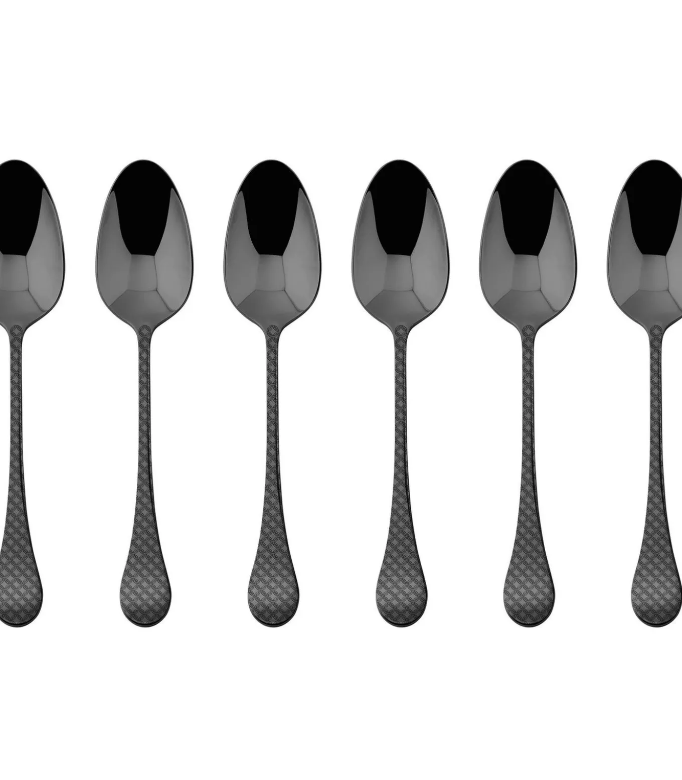 Koffielepel Taormina Zwart 6 Stuks