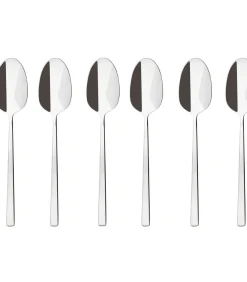 Koffielepels Rock Zilver 6 Stuks