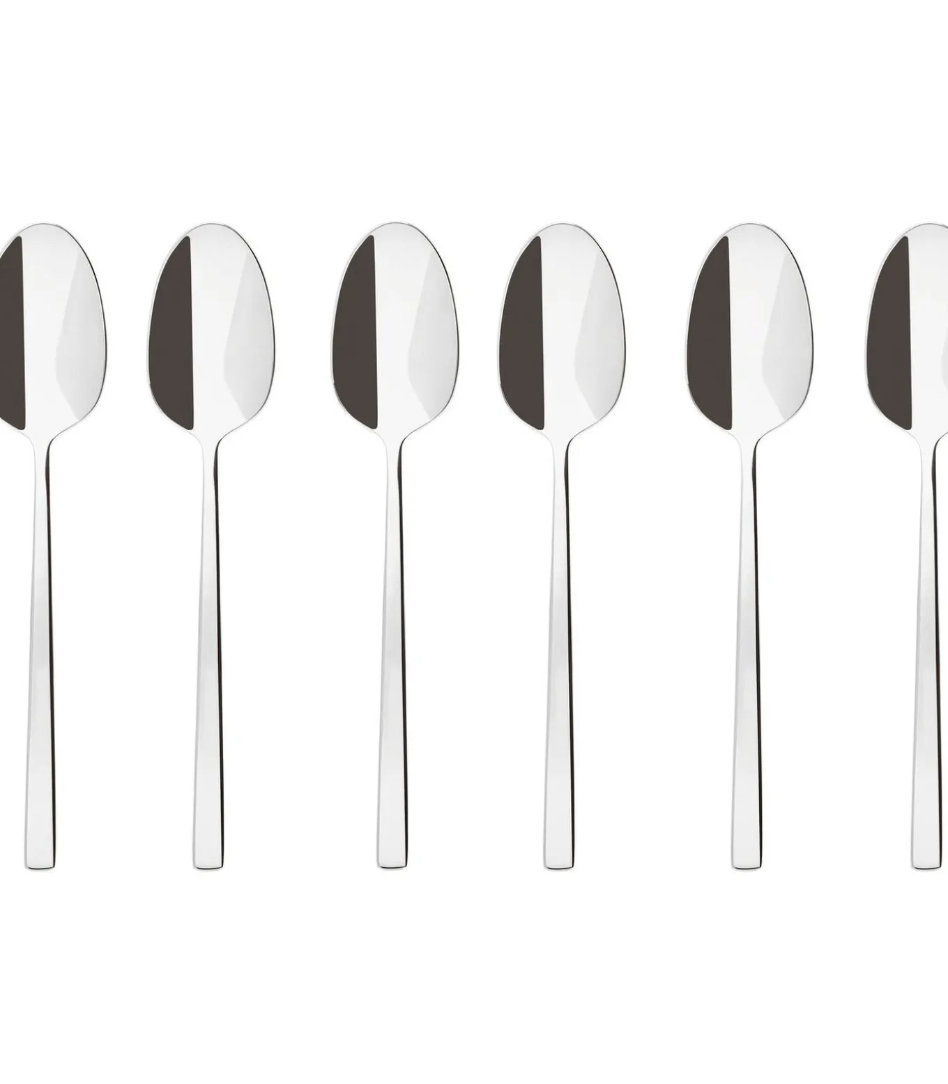 Koffielepels Rock Zilver 6 Stuks