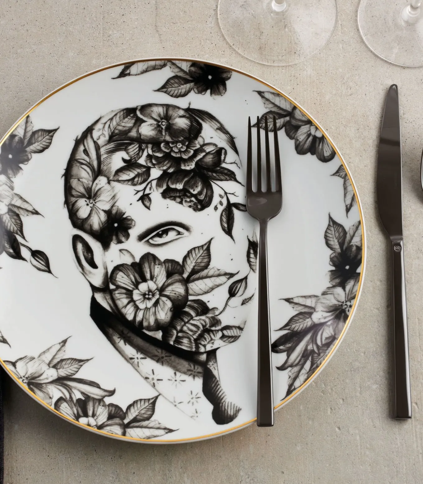 Koffielepels Rock Zwart 6 Stuks